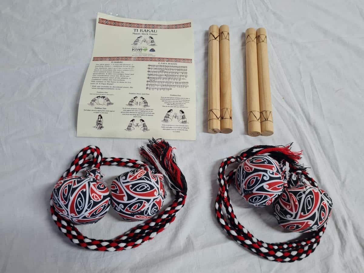 Ti Rakau Sticks & Poi set