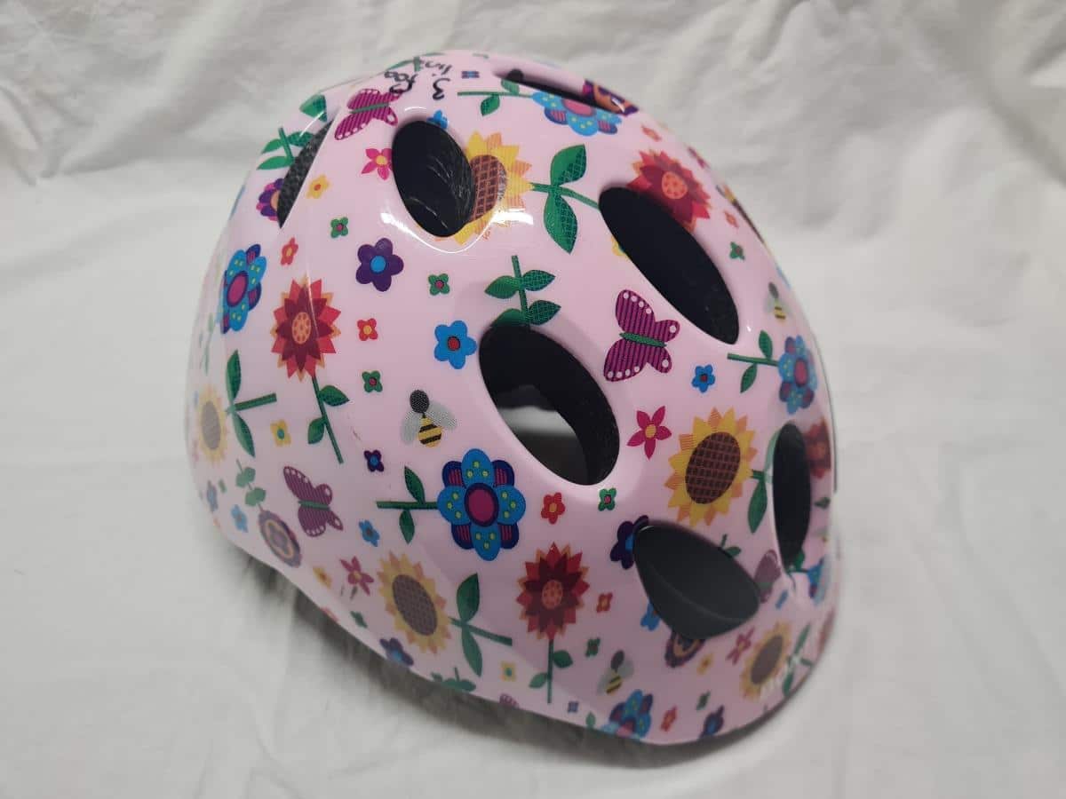 Helmet (pink-flowers)