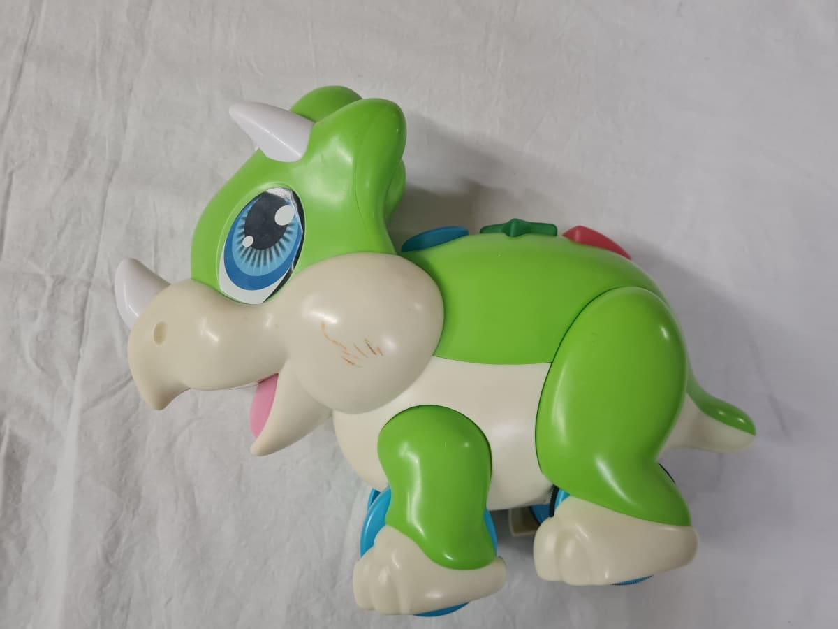 Junior Megasaur Push & Play Sound Triceratops