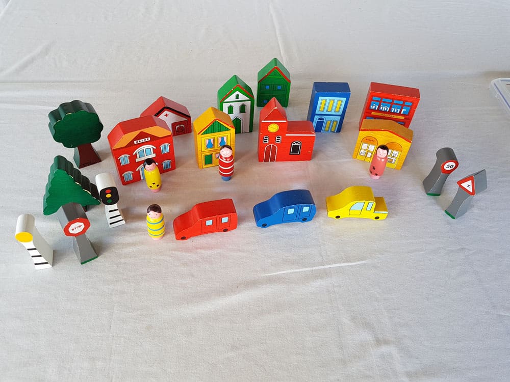 Wooden Village Set photo