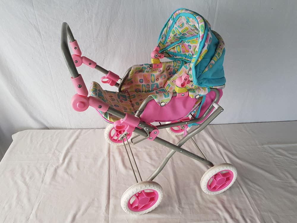 Pink and Blue Stroller