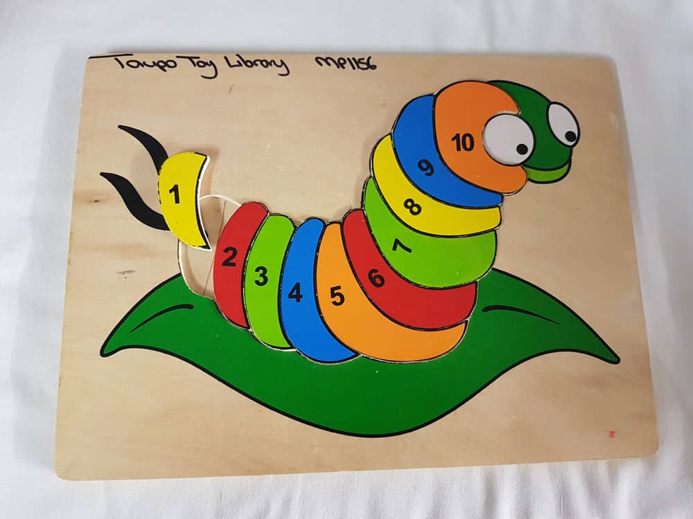 1–10 Caterpillar Puzzle photo