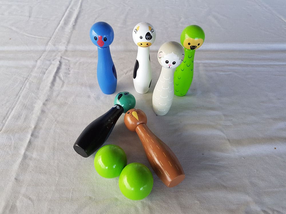 Wooden Skittles photo