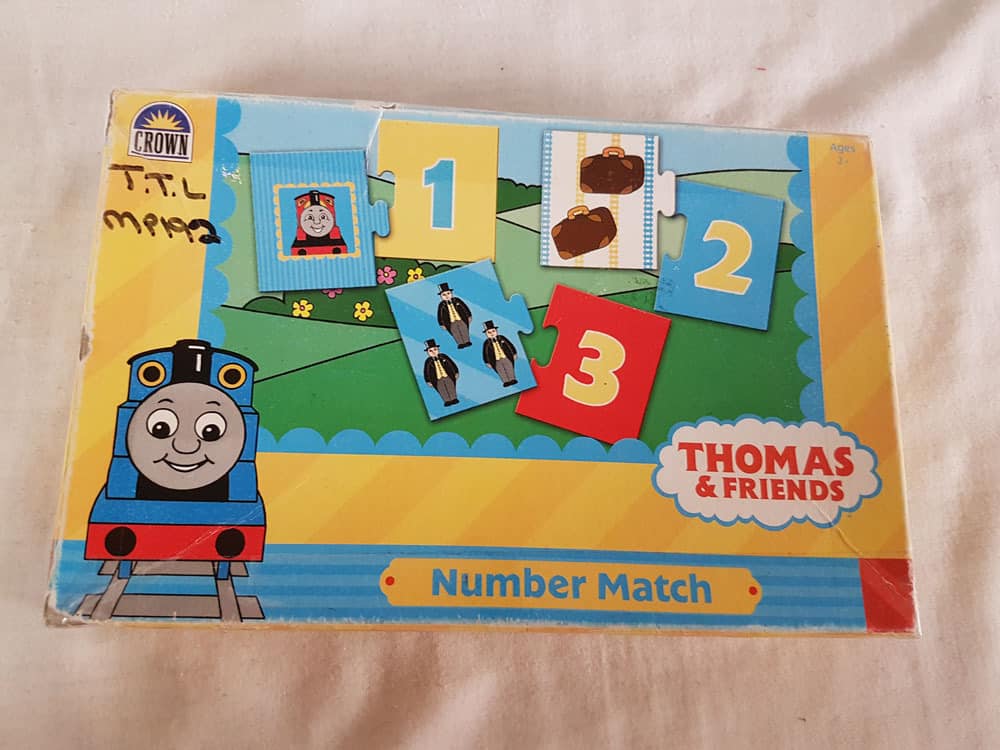 Thomas Number Match Up - 1 to 20 photo