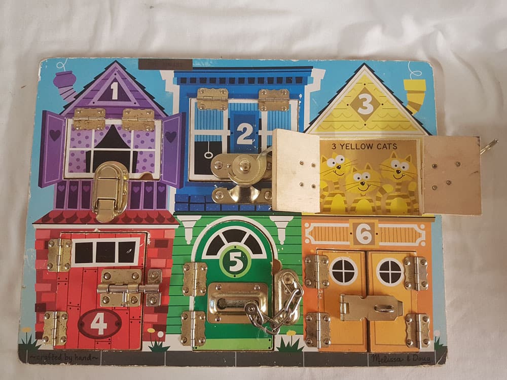 Latches Wooden Activity Board photo