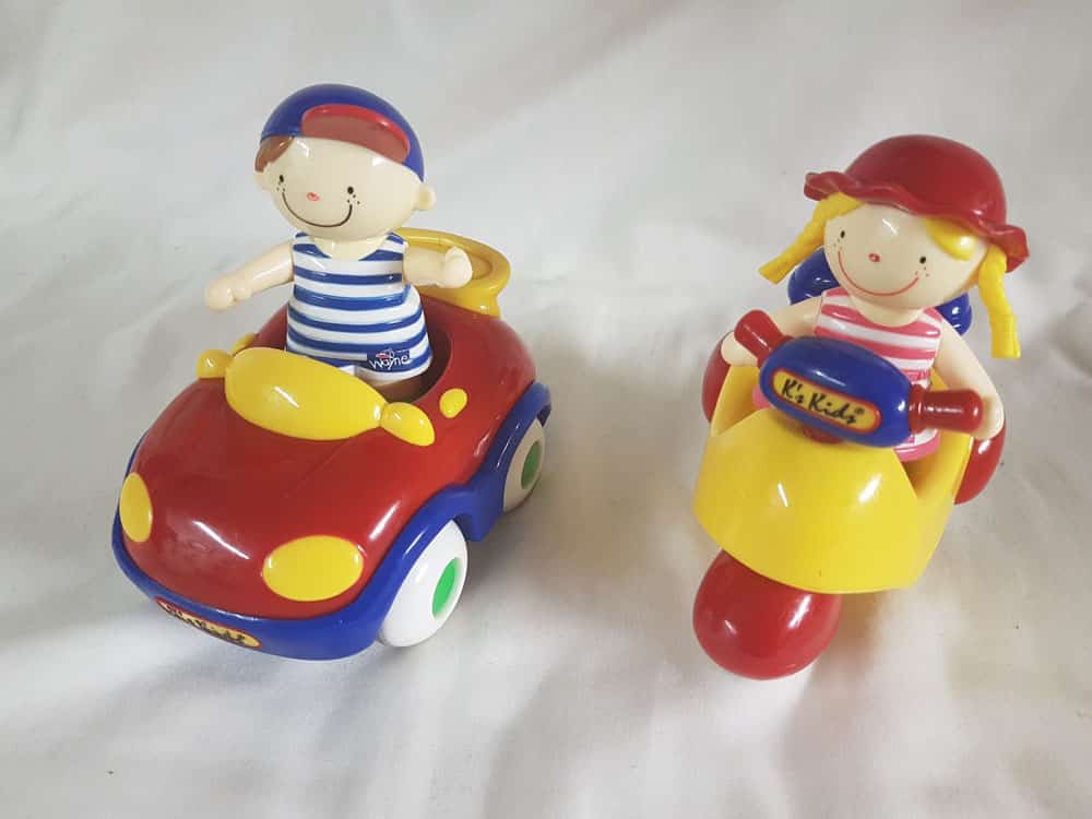 K`s Kids car and Motorbike Set - pull back racers photo