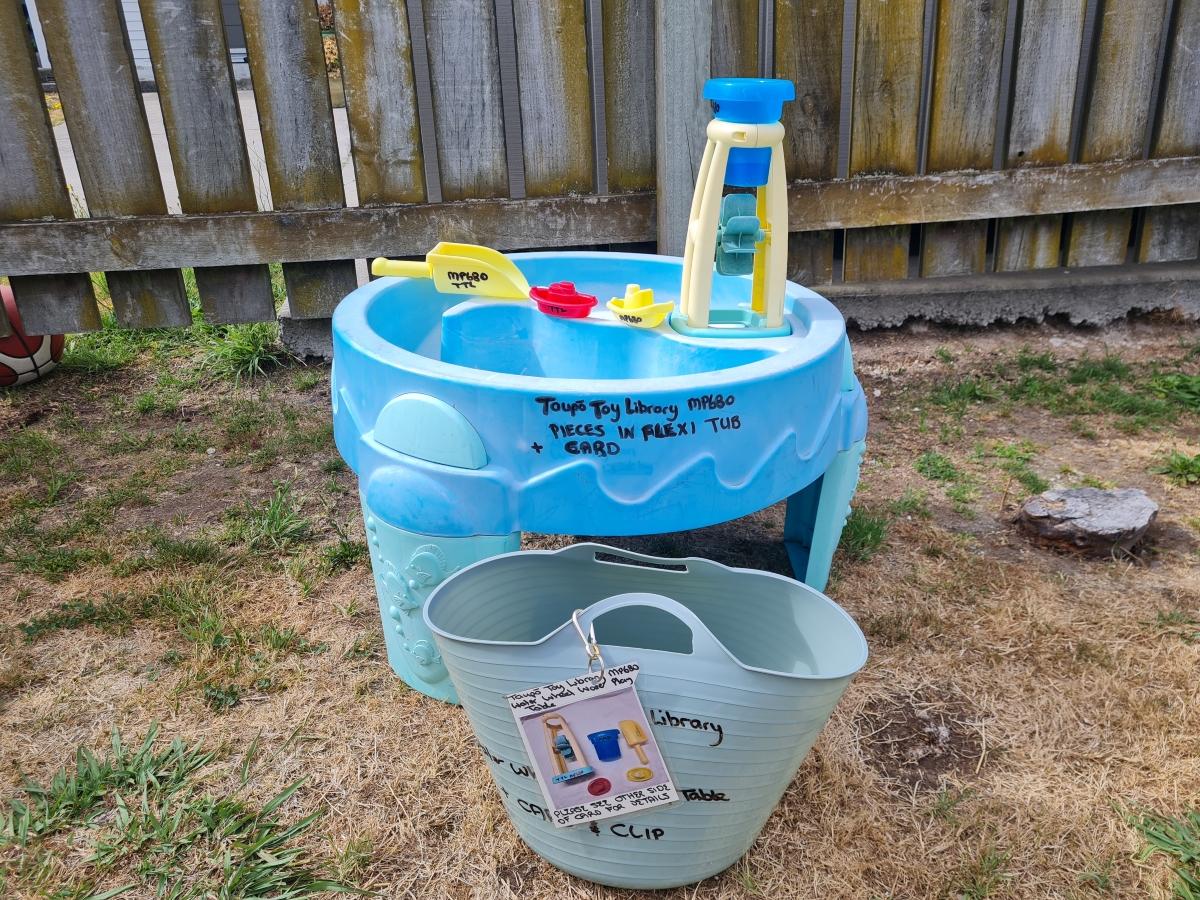 Water Wheel Activity Play Table