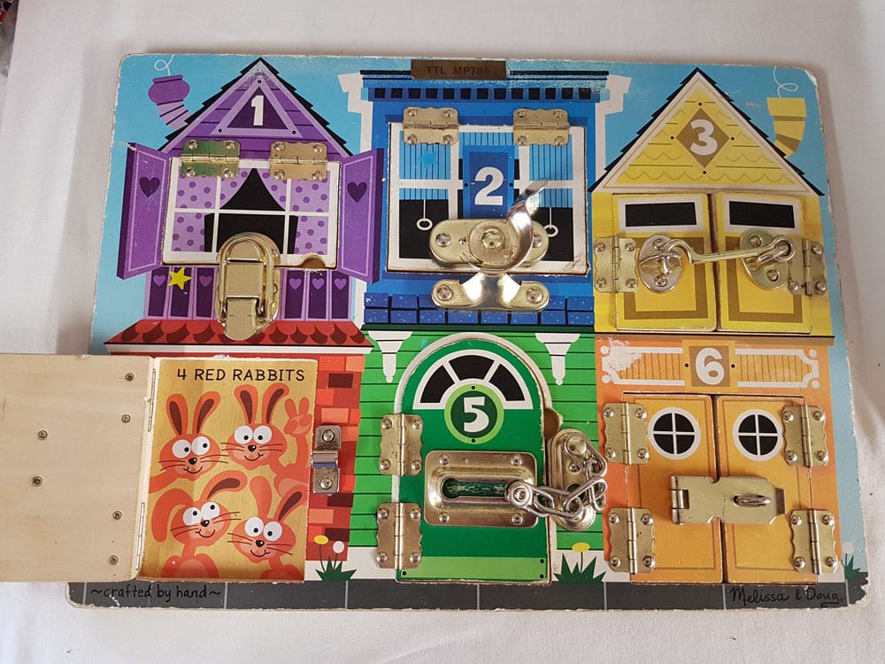 Latches Wooden Activity Board photo