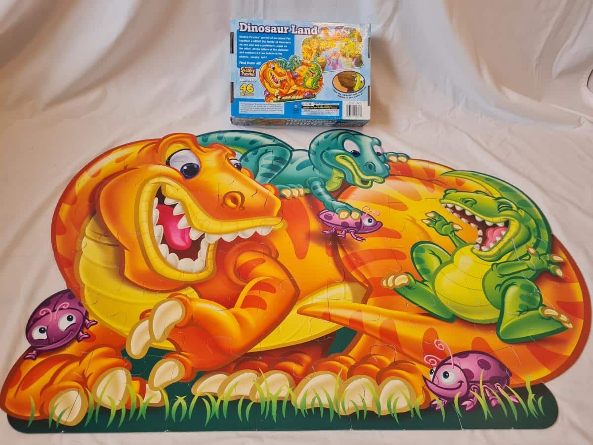 Double sided Dinosaur floor puzzle (46 piece)