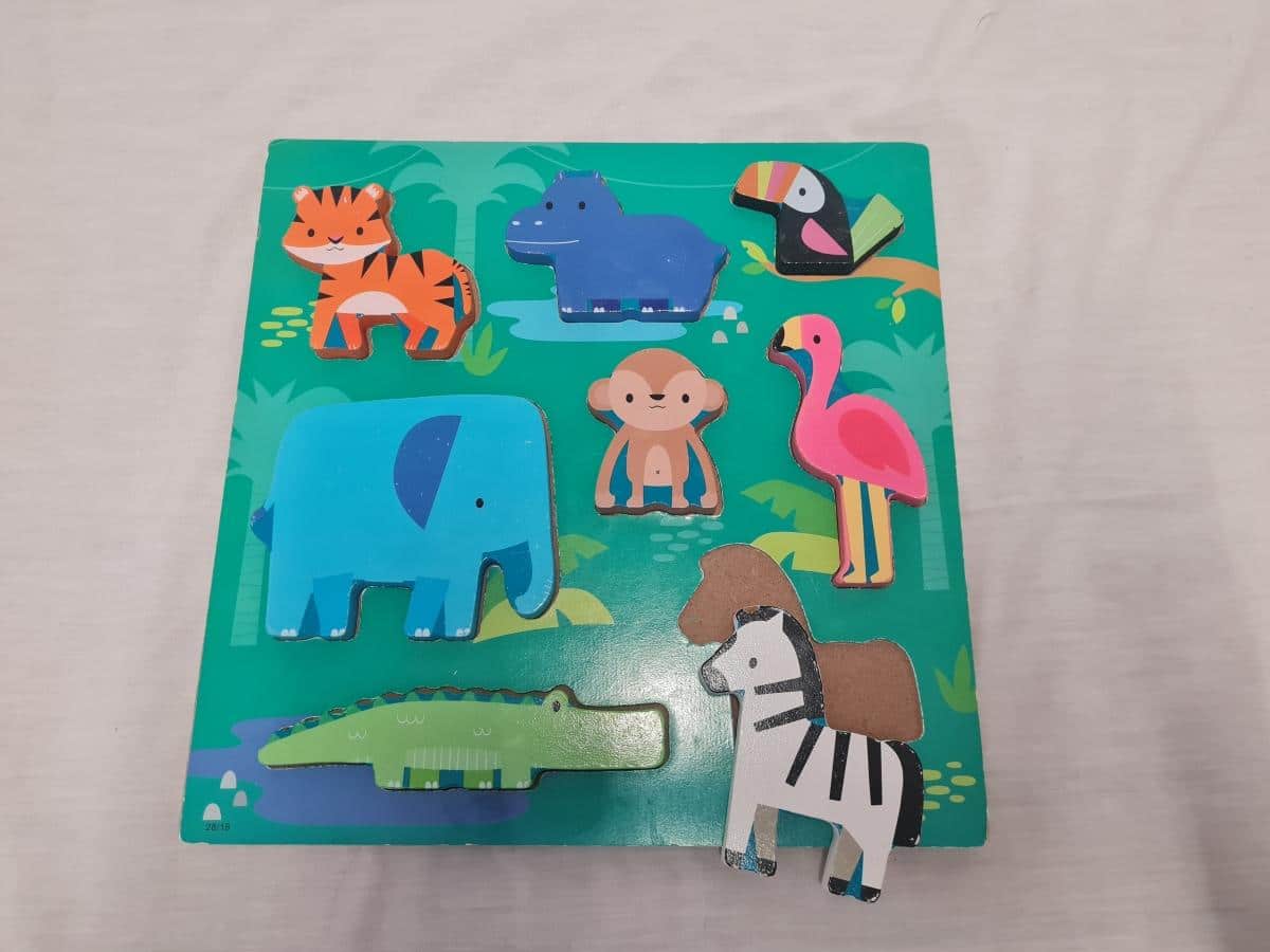 Jungle animal puzzle