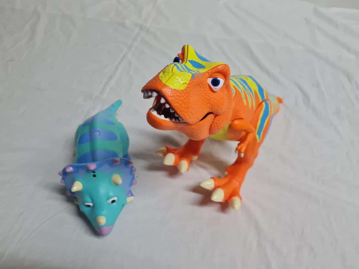 Inter Action Dinosaurs - T-Rex & Triceratops