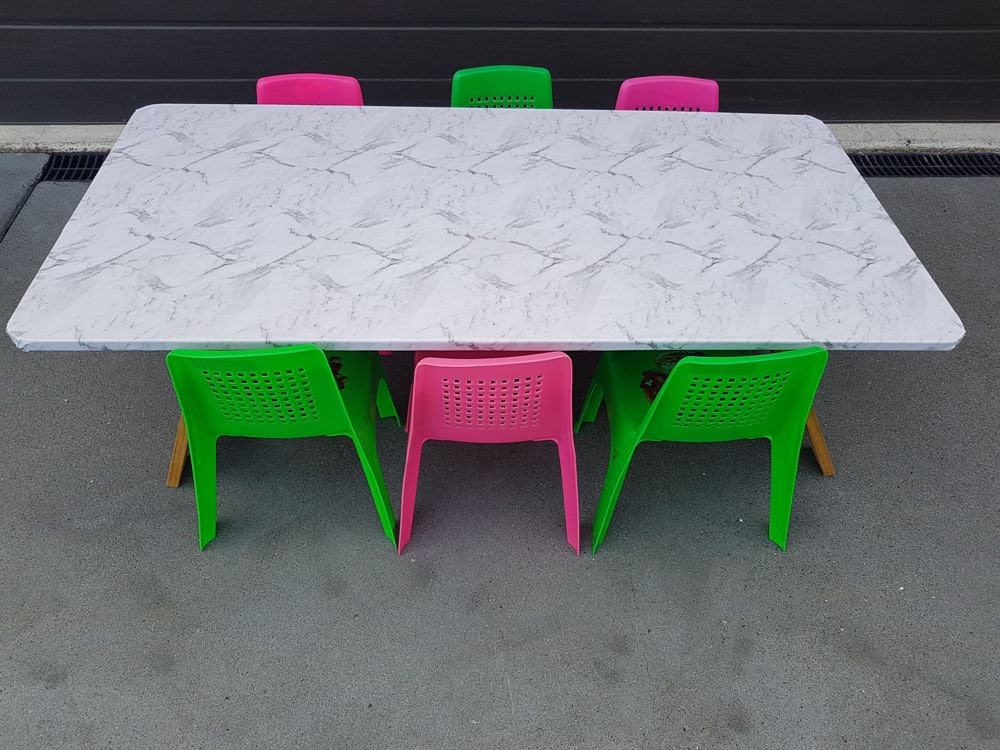 Trestle Table and Chairs (Childrens size)